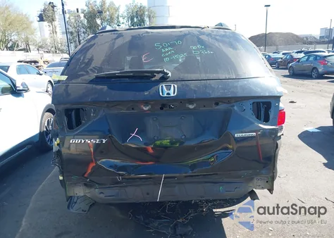 2014 Honda Odyssey Touring/Touring Elite z USA, uszkodzony, nr VIN 5FNRL5H92EB096141